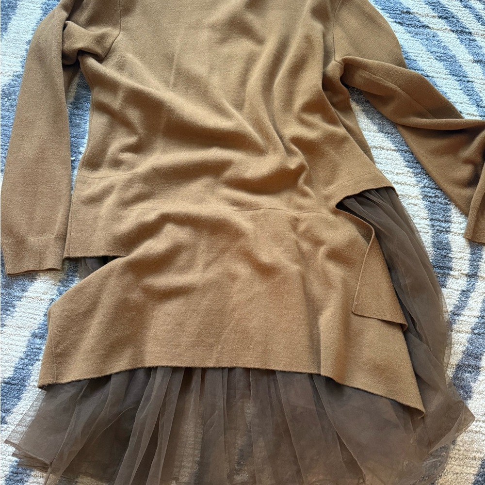 Elegant Brown Midi Dress